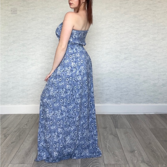 Floral Bandeau Maxi Dress, Size 14 - Picture 5 of 7